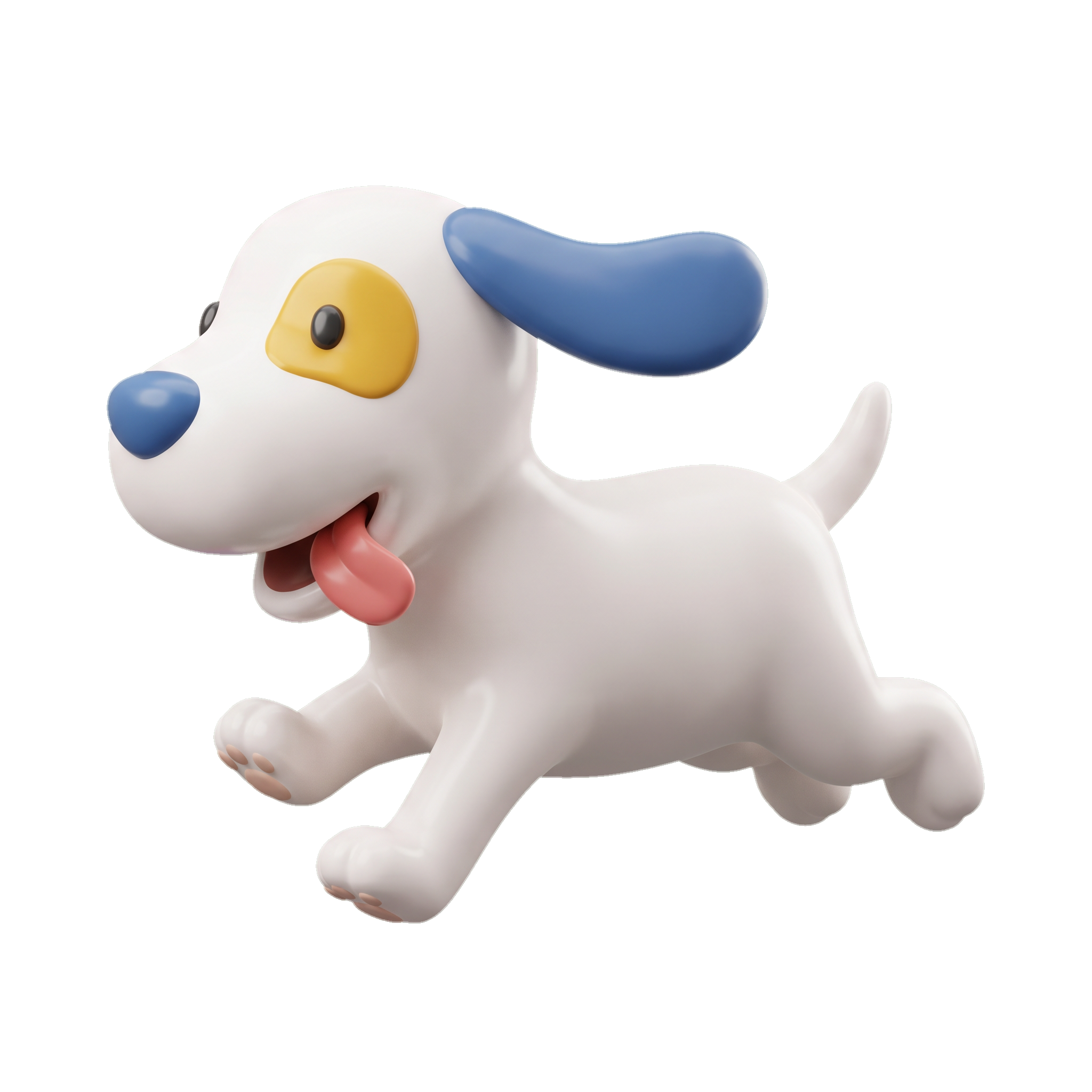 Edu mascote da Educãodo correndo feliz